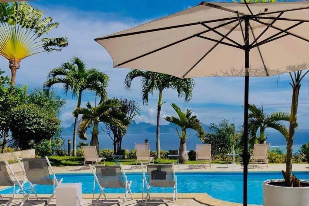 Chambre Totalement Equipee Avec Vue Imprenable!!! Punaauia (Tahiti) Exterior foto